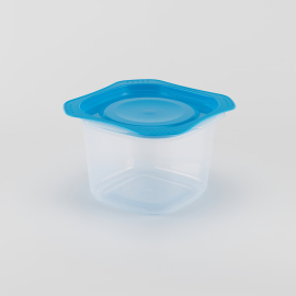 26/15.hét - Tavaszi virágzás - 900 ml Magas Frissentartó KÉK fedővel