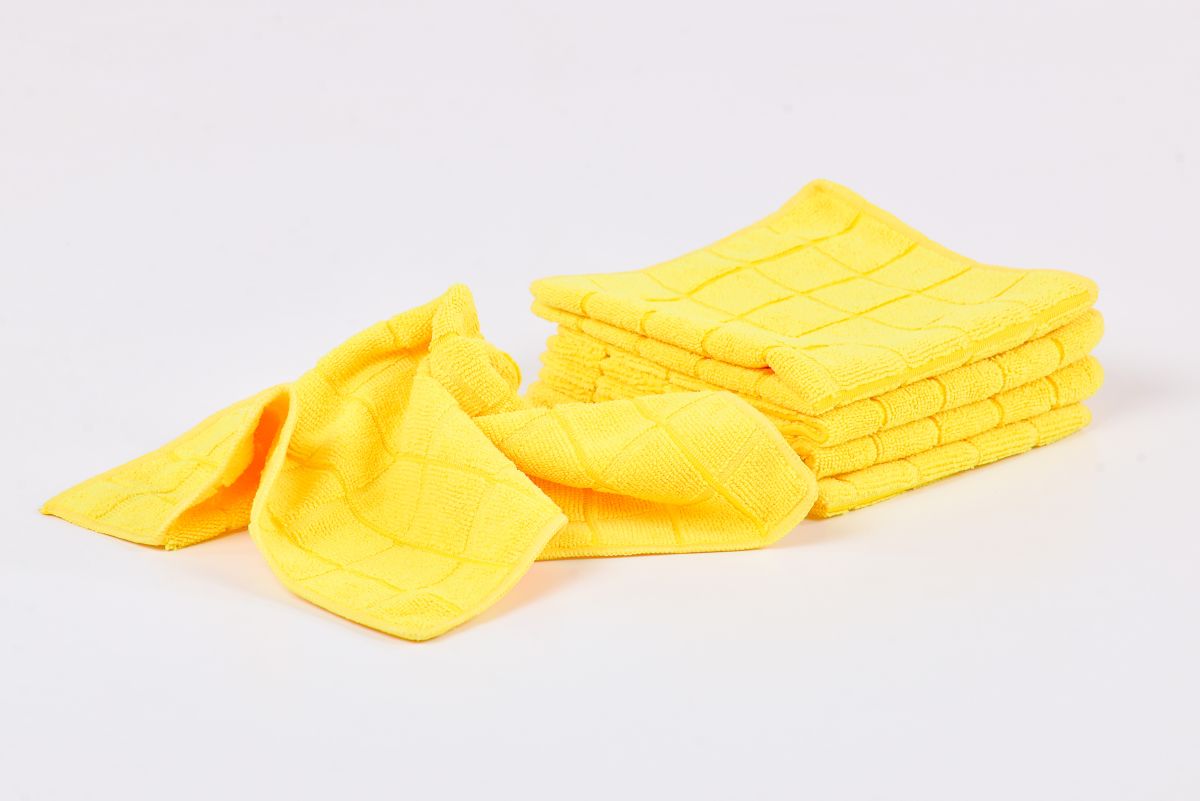 Konyhai törlőkendő sárga 30×30